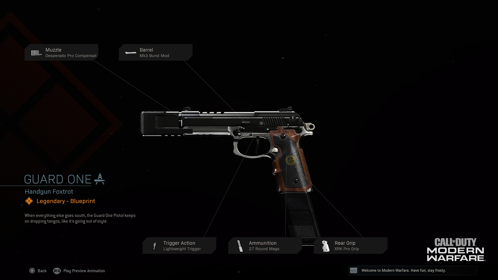 pistol fire rate mod