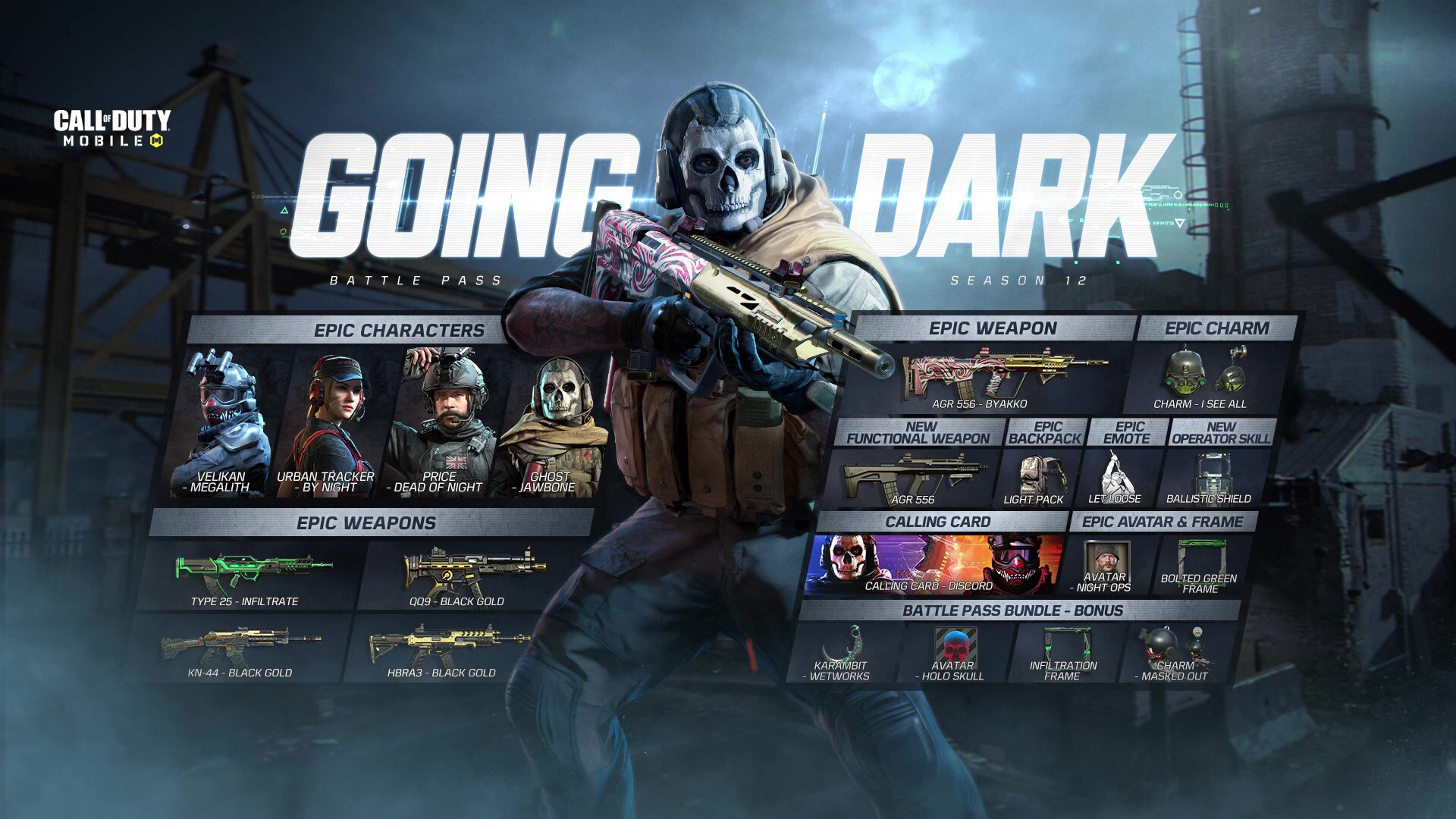 Night Descends on Call of Duty®: Mobile in Going Dark, the Latest Season  Launching November 11.