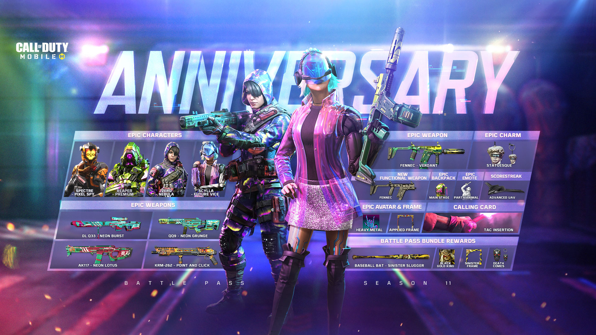 Call of Duty Mobile 1st year anniversary season rolls out