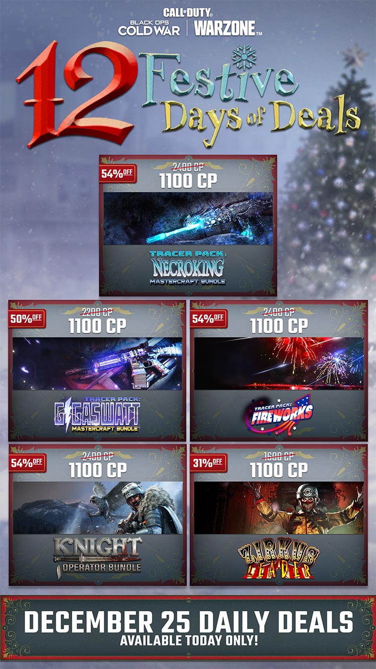 COD Vanguard Festive Fervor Event Starts Tomorrow