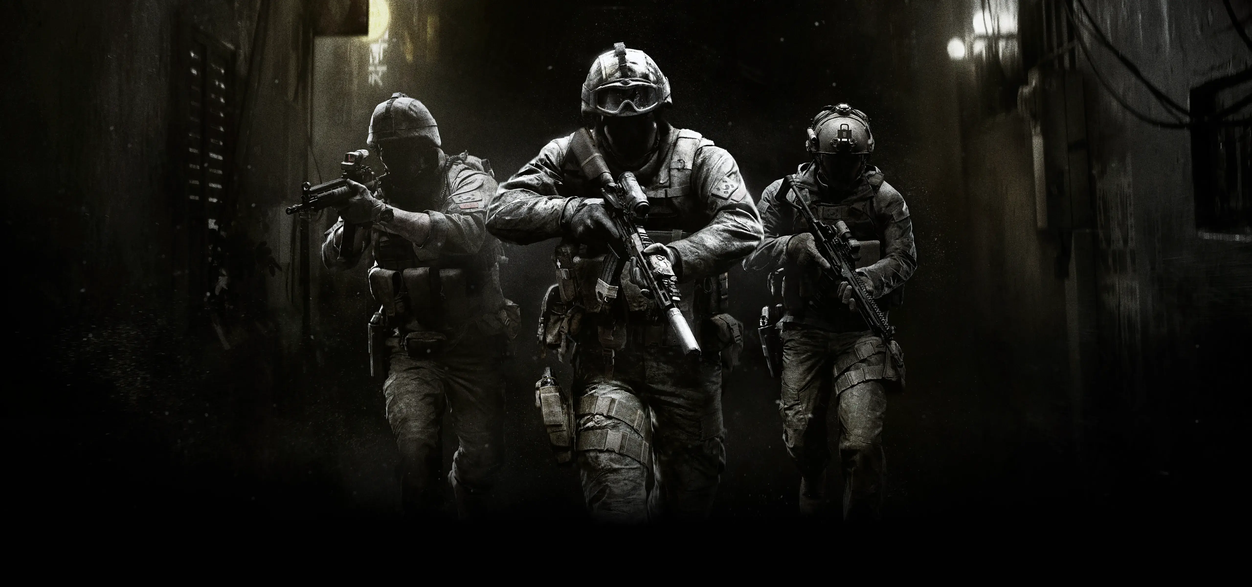 Official key art for Call of Duty: Modern Warfare 4 featuring the game's logo over a dark, battle-ready background