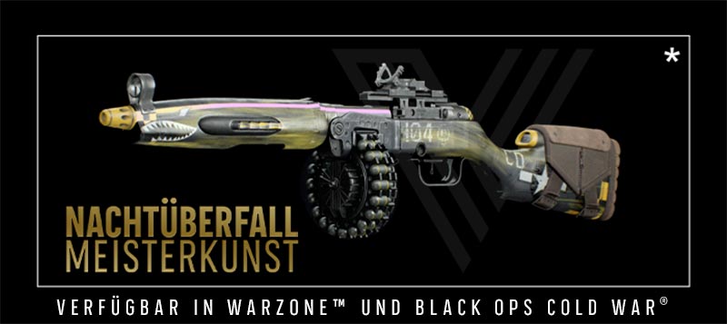 Pre-order Digitally and Get Night Raid Mastercraft. Available in Warzone and Black Ops Cold War