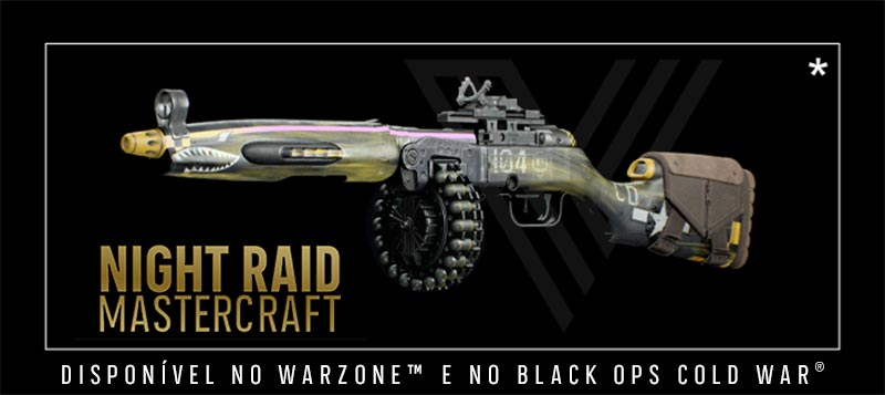 Pre-order Digitally and Get Night Raid Mastercraft. Available in Warzone and Black Ops Cold War