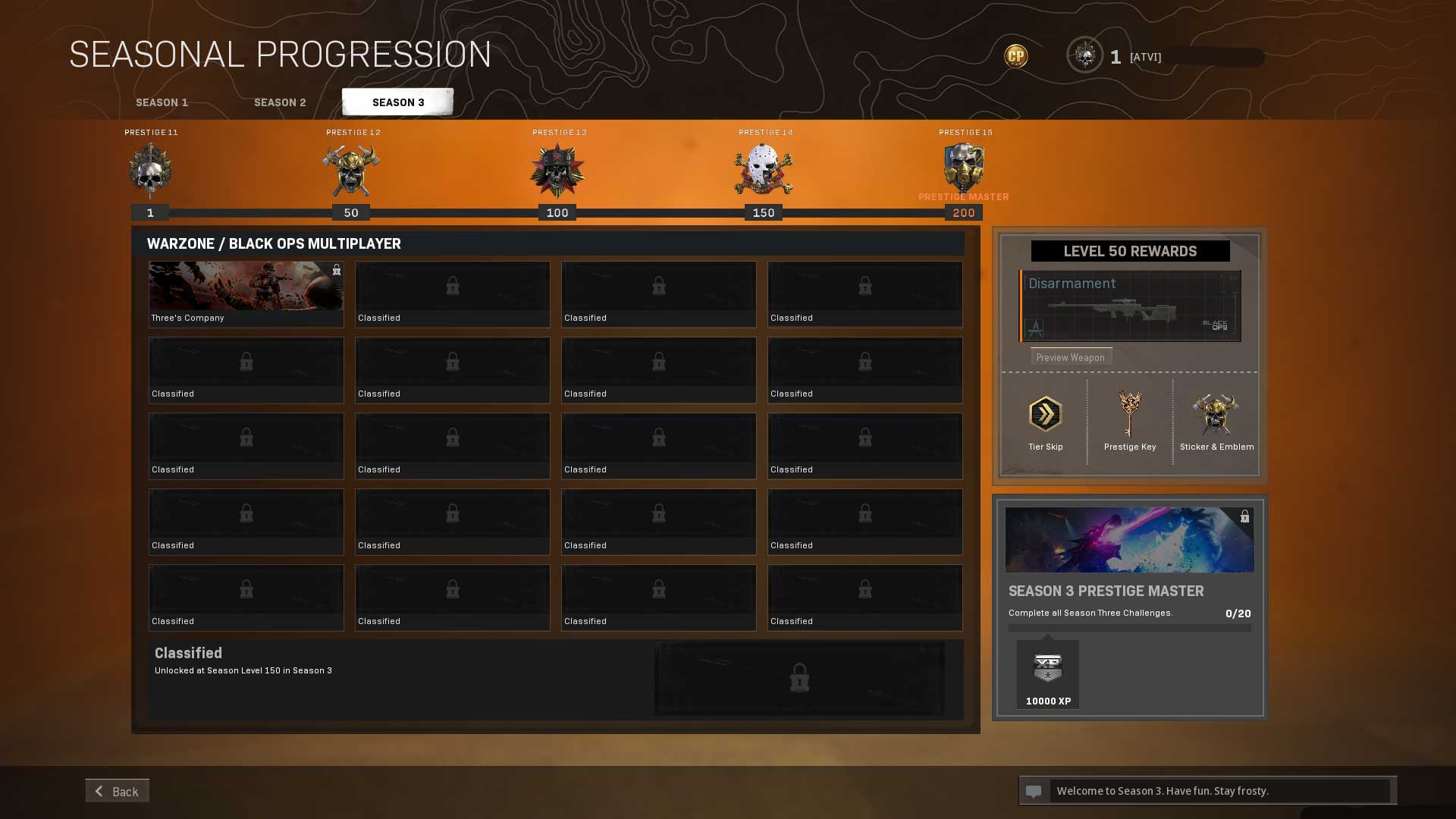 killing floor 2 prestige rank 2