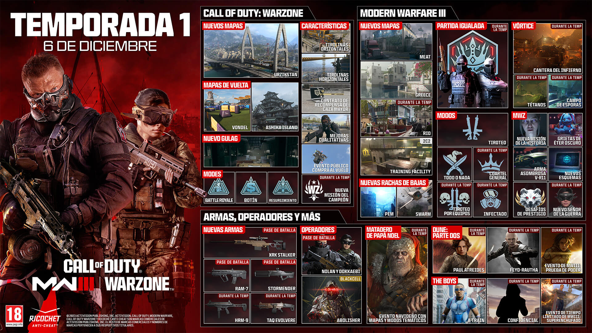 Temporada 1 de Call of Duty® Warzone Nuevo juego de Battle Royale 2023